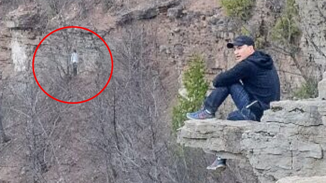峭壁現詭影「人飄半空」!他一看失蹤登山客崩潰:同一人