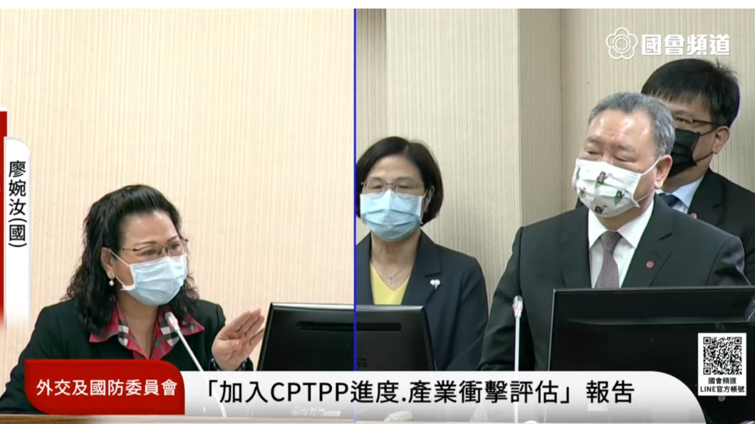 反萊豬影響加入CPTPP 廖婉汝爆粗口:干美國屁事?