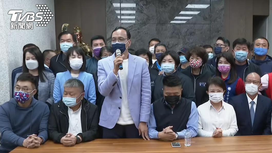 藍營中二立委選區人選正式底定。（圖／TVBS）