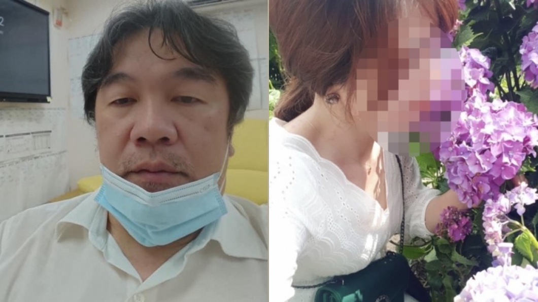 王必勝疑似外遇林姓護理師。(圖/翻攝自王必勝臉書、讀者提供)