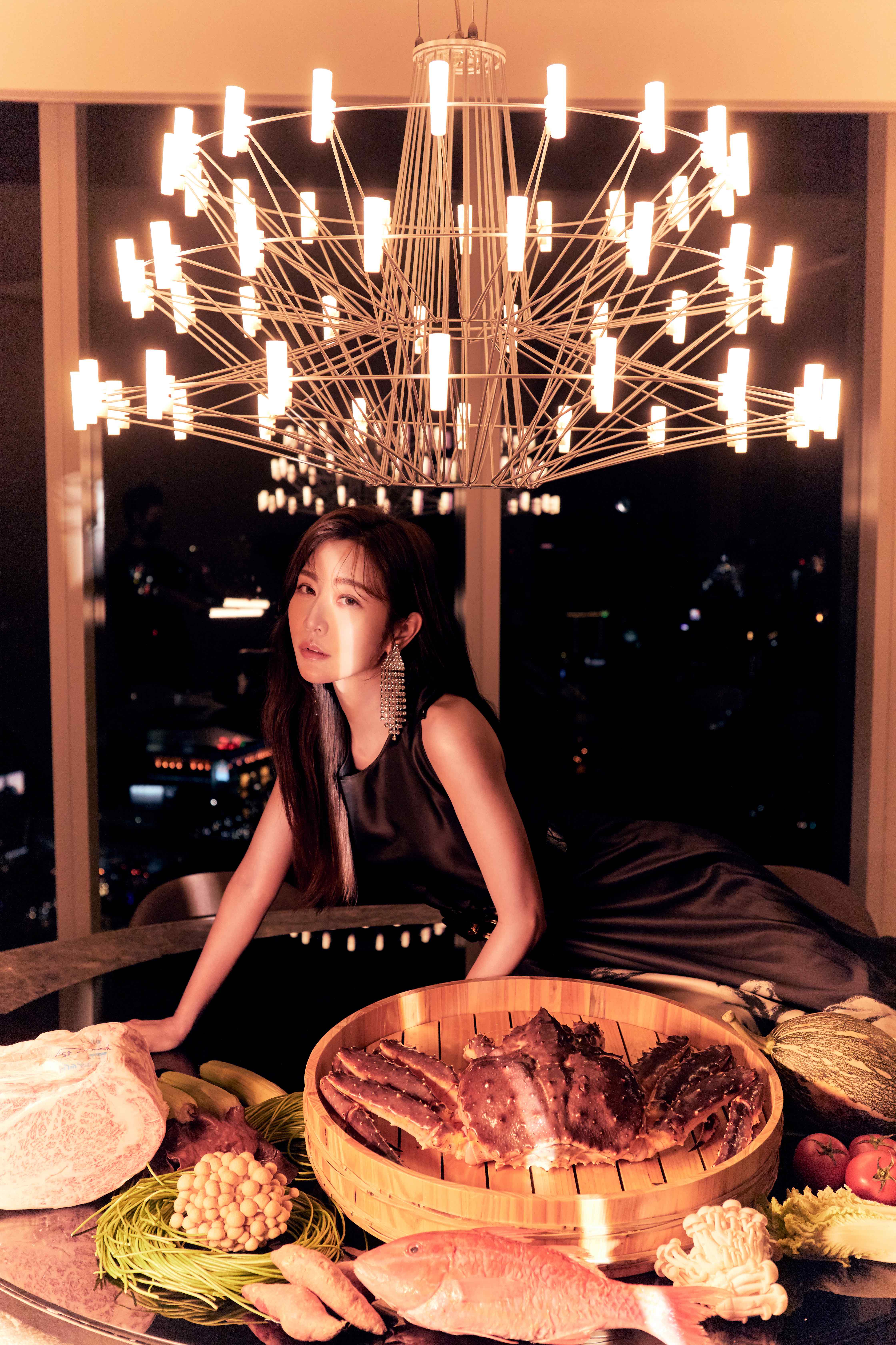 曾莞婷對這次合作印象深刻。(圖/沐明鍋物提供)