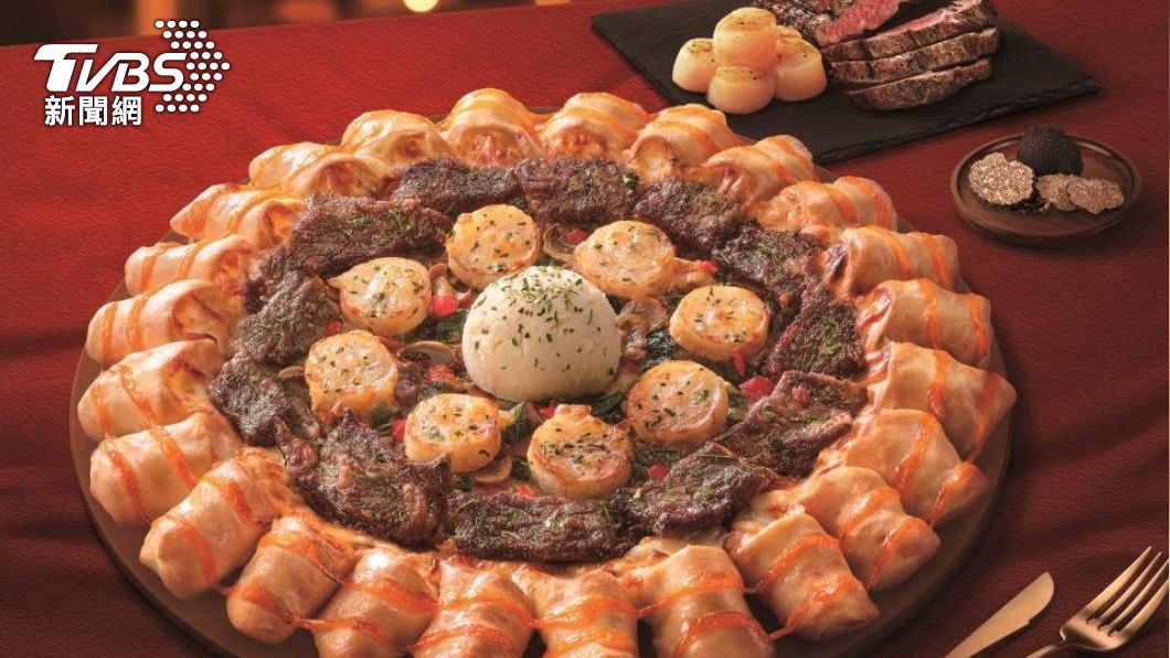 超狂聯名!必勝客推「大人味」干貝厚牛比薩 星馬料理尬港味