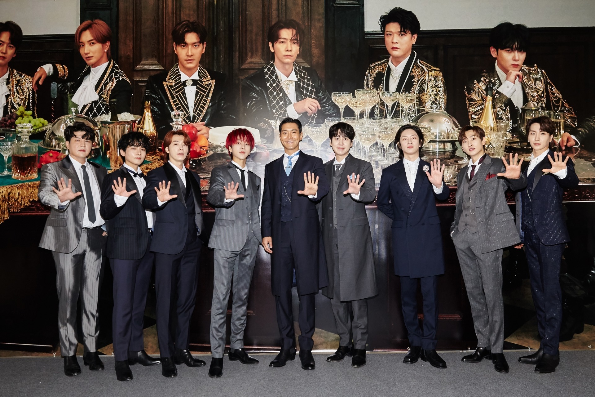 公司透露神童近日未與其他成員碰面。(圖/翻攝自Super Junior臉書)