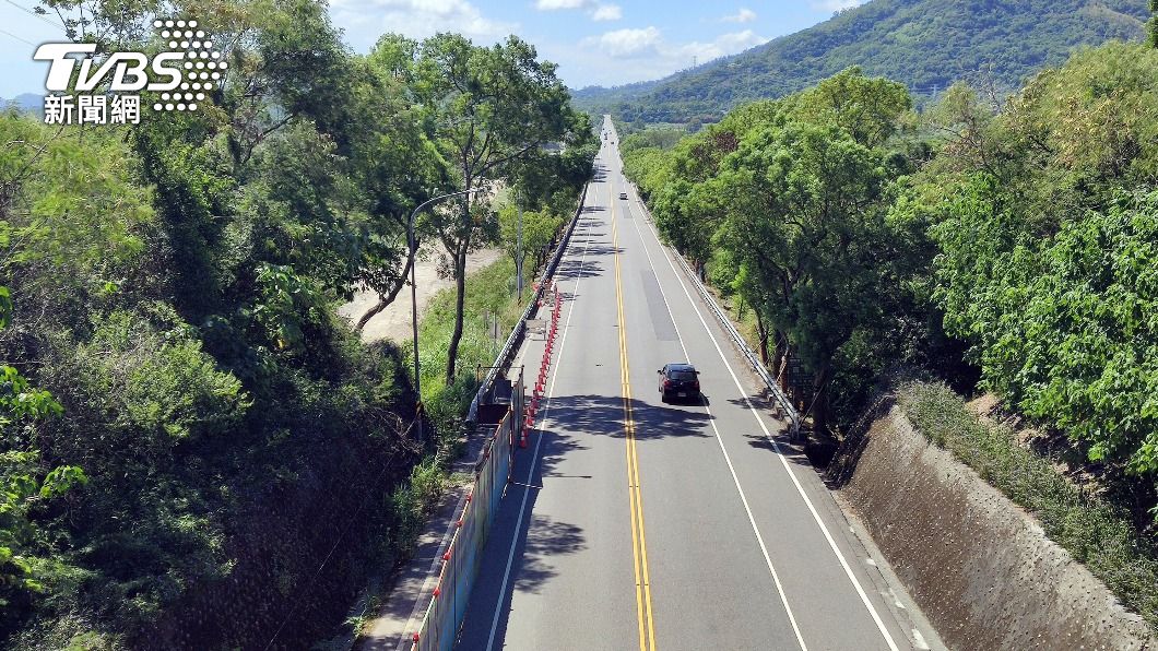 圖為台東縱谷台9線鹿野路段。(圖/中央社)