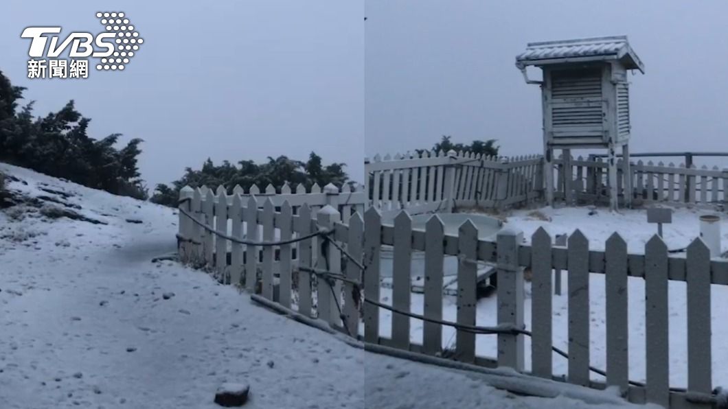 這波鋒面北部3500公尺以上高山有望下雪。（圖／TVBS）