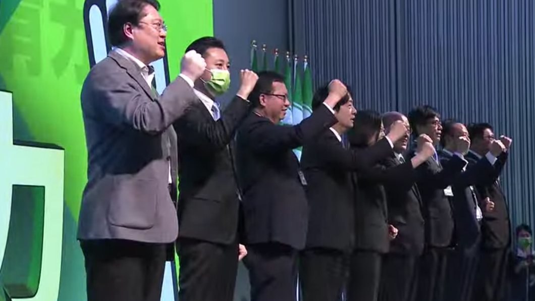 民進黨全代會今(14日)登場。(圖/TVBS)
