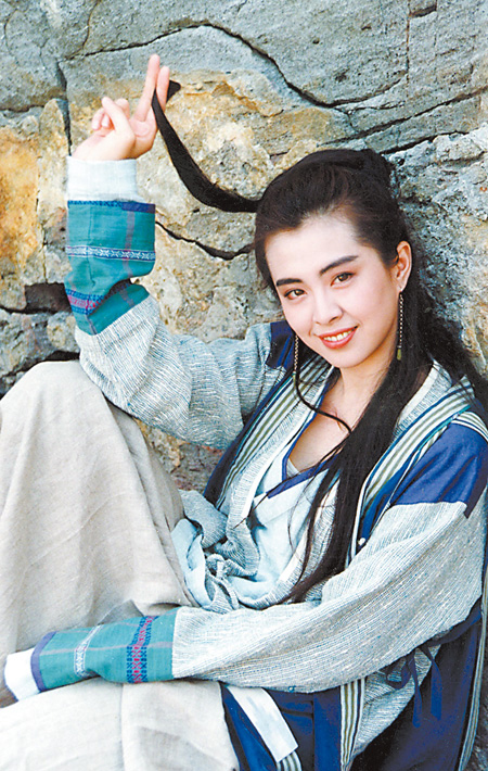 王祖賢憑著《倩女幽魂》系列紅極一時。（圖／翻攝自百度貼吧）