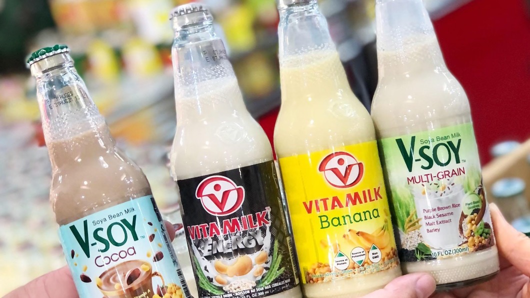 曼谷國民飲品「VITA維他豆奶」美食展也買得到。(圖/業者提供)