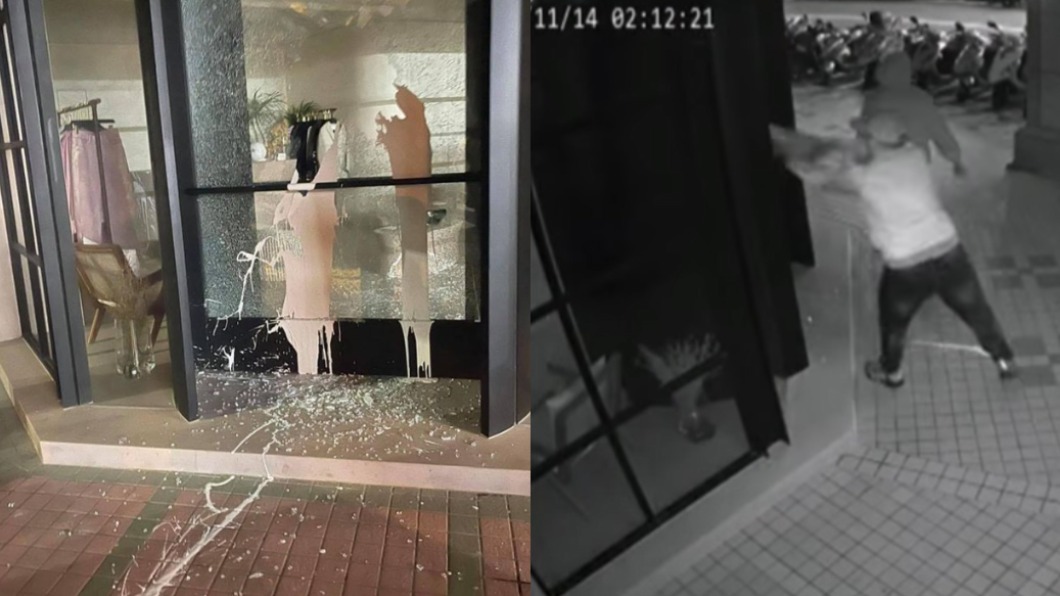 台中服飾店遭砸潑漆! 女店長哀求「總統、市長幫幫忙」