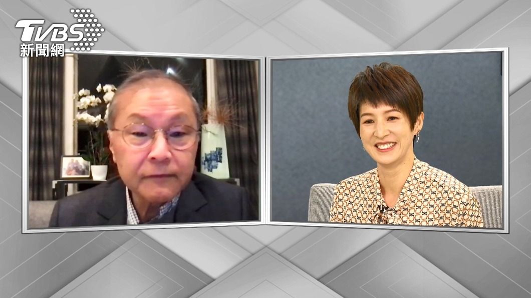 國際愛滋病權威何大一接受專訪。(圖/TVBS)