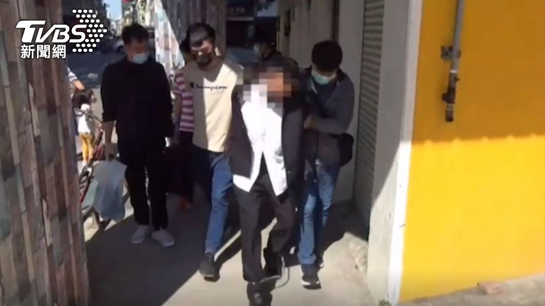 警方循線將人逮捕。(圖/TVBS)