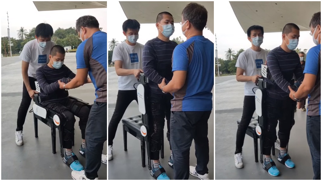 墜千呎生還!傘兵秦良丰復健影片曝 父:牽你再也不放手
