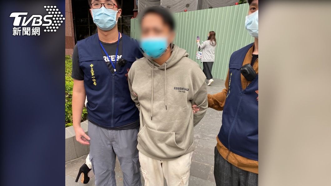 警方將其逮捕到案。(圖/TVBS)
