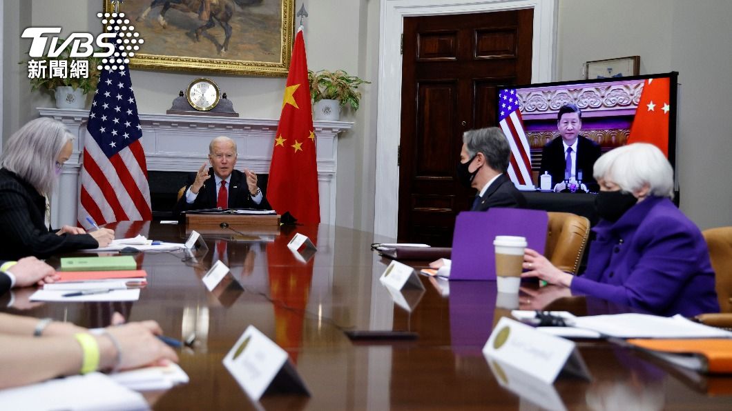 美中雙方都以5+1方式安排重要官員出席。（圖／達志影像路透社）