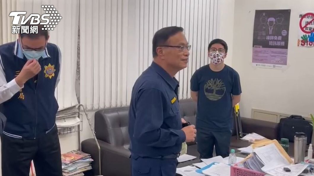 新北市警局長黃宗仁。(圖/TVBS)