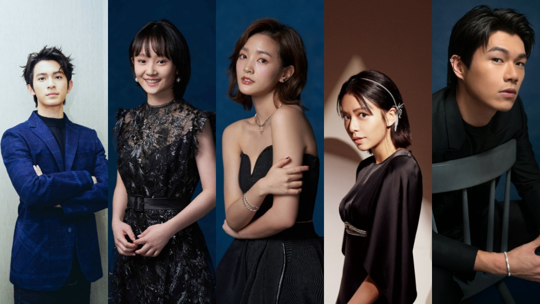 王淨、方郁婷、宋芸樺、林暉閔、柯煒林也將合體為參與演出的5部入圍最佳劇情片擔任引言。。（圖／金馬執委會提供）