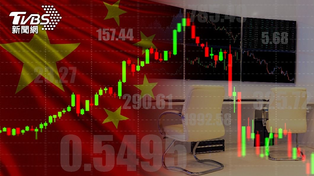 中國大陸總負債占GDP比率,從120%一路攀升至335%。(示意圖/shutterstock達志影像)