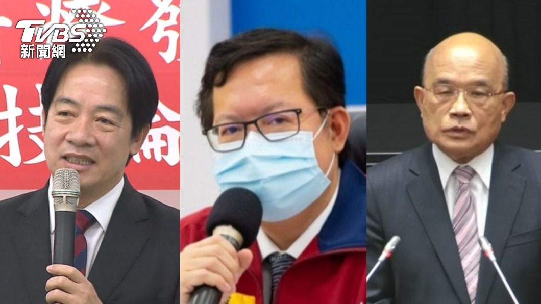 綠營「接班人之爭」蘇貞昌坐穩聲量王　賴清德有票房保證