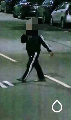 警方調閱監視器後，循線掌握邱男的足跡。（圖／警方提供）