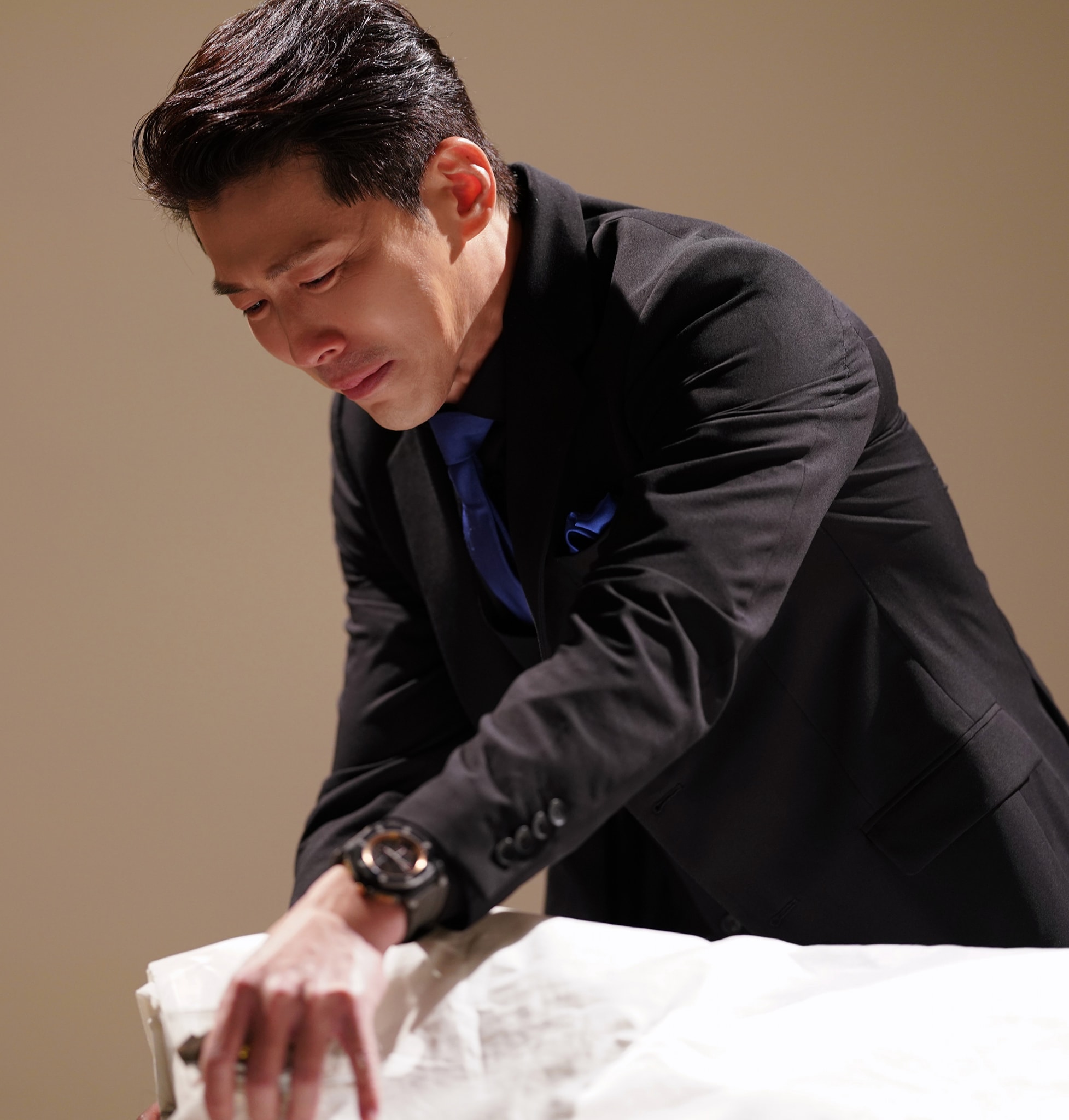 黃少祺所飾演的「張嘉良」遭逢巨變。(圖/翻攝自黃少祺臉書)