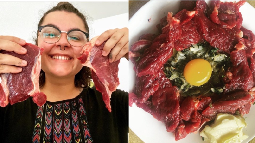 越生越愛！匈牙利女實行「生肉」飲食　自稱：越活越健康