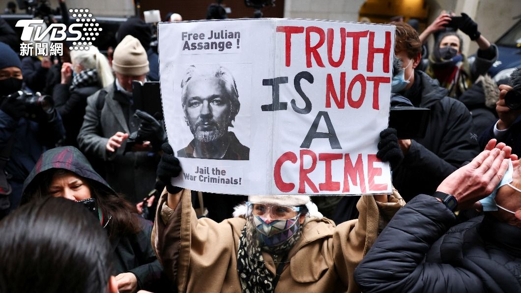 維基解密創辦人阿桑奇被關押在英國監獄。(圖/達志影像路透社)
