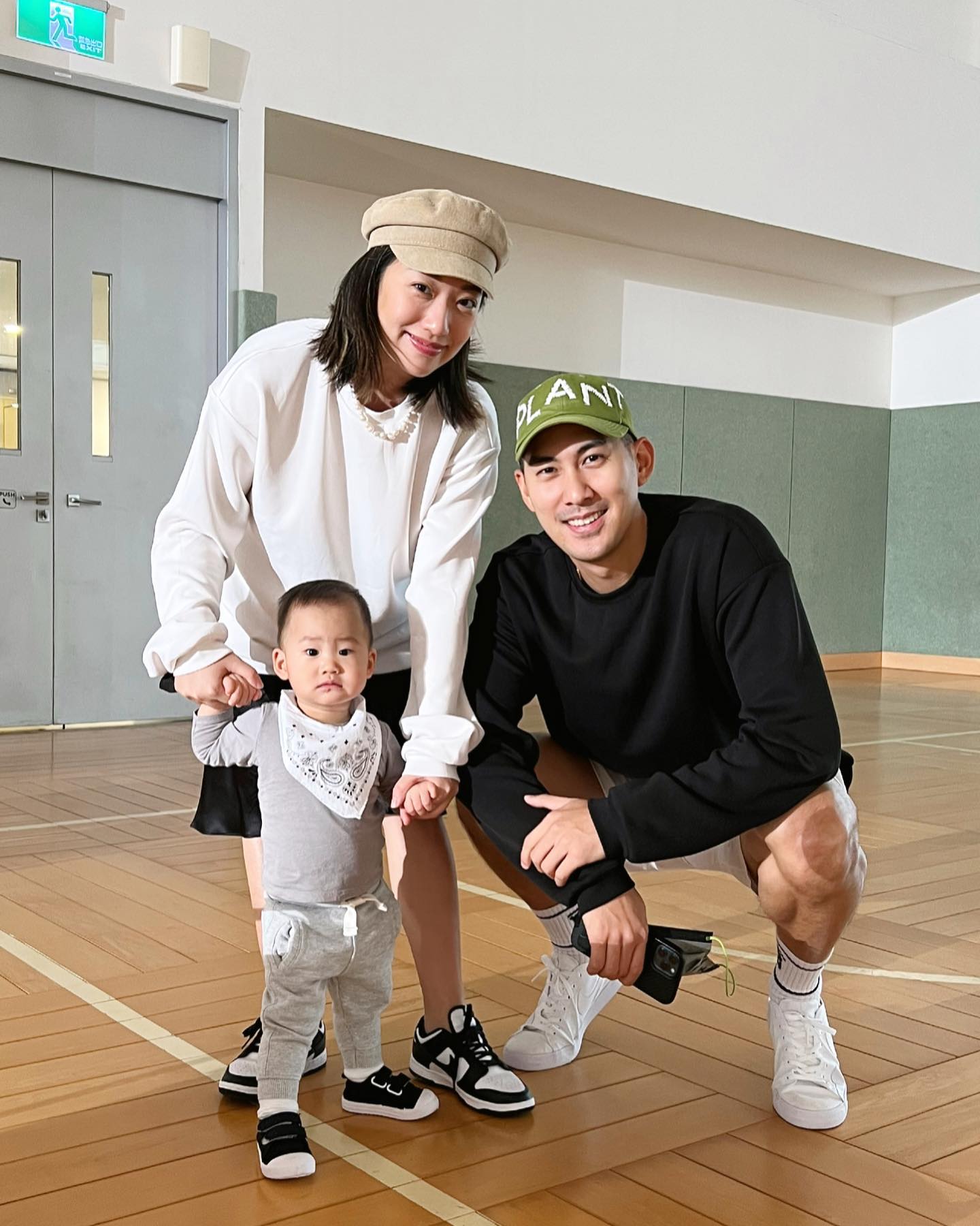 目前毛加恩與老婆育有1歲兒子。(圖/翻攝自Tiffany Lo 羅雯臉書)