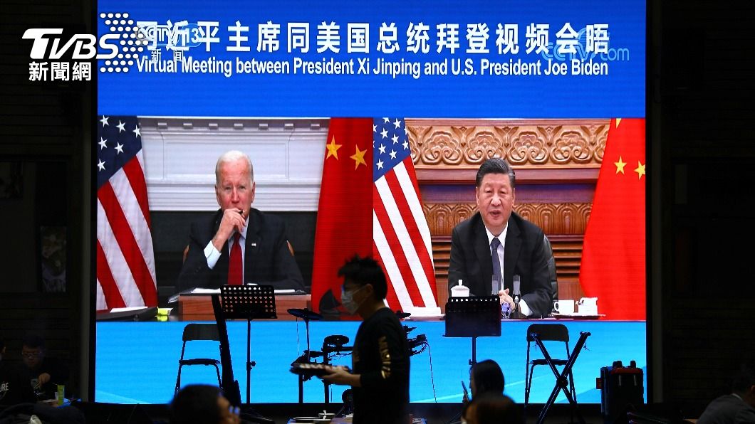 美國總統拜登及中國大陸領導人習近平日前進行會談。（圖／達志影像路透社）