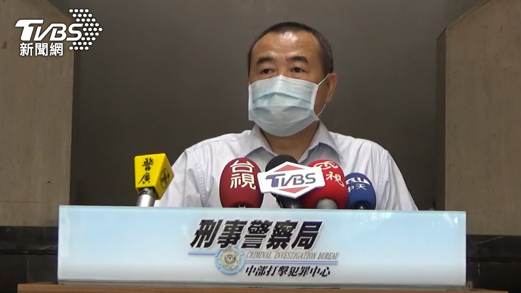 偵查第六大隊第一隊隊長簡鋒星說明案情。(圖/中打提供)