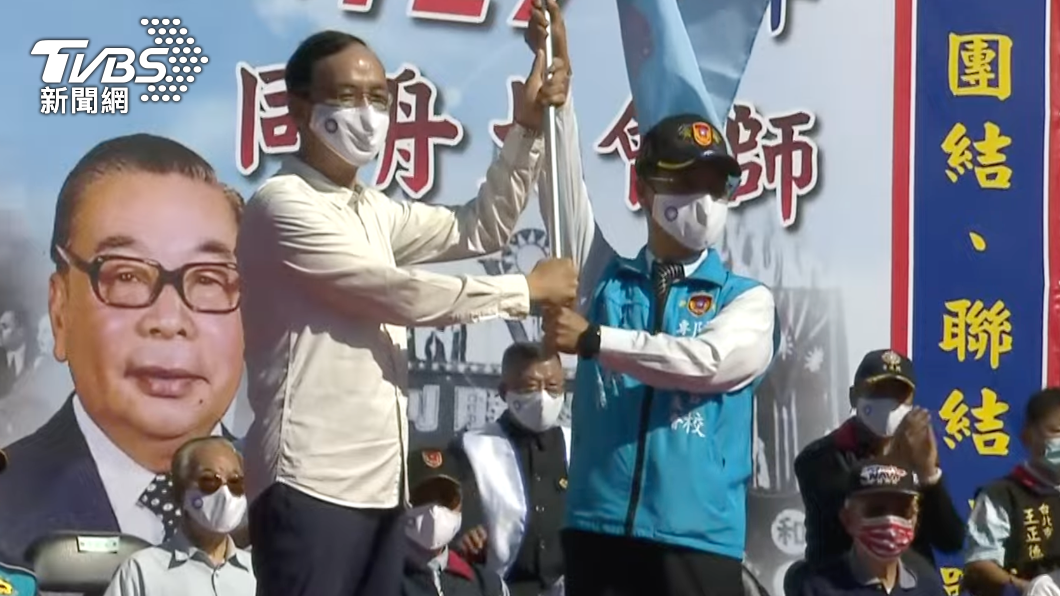 國民黨主席朱立倫。（圖／TVBS）