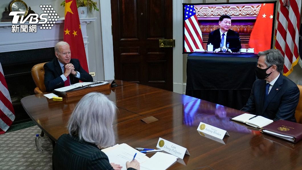 美國總統拜登上週二與中國大陸國家主席習近平進行視訊會談。（圖／達志影像美聯社）