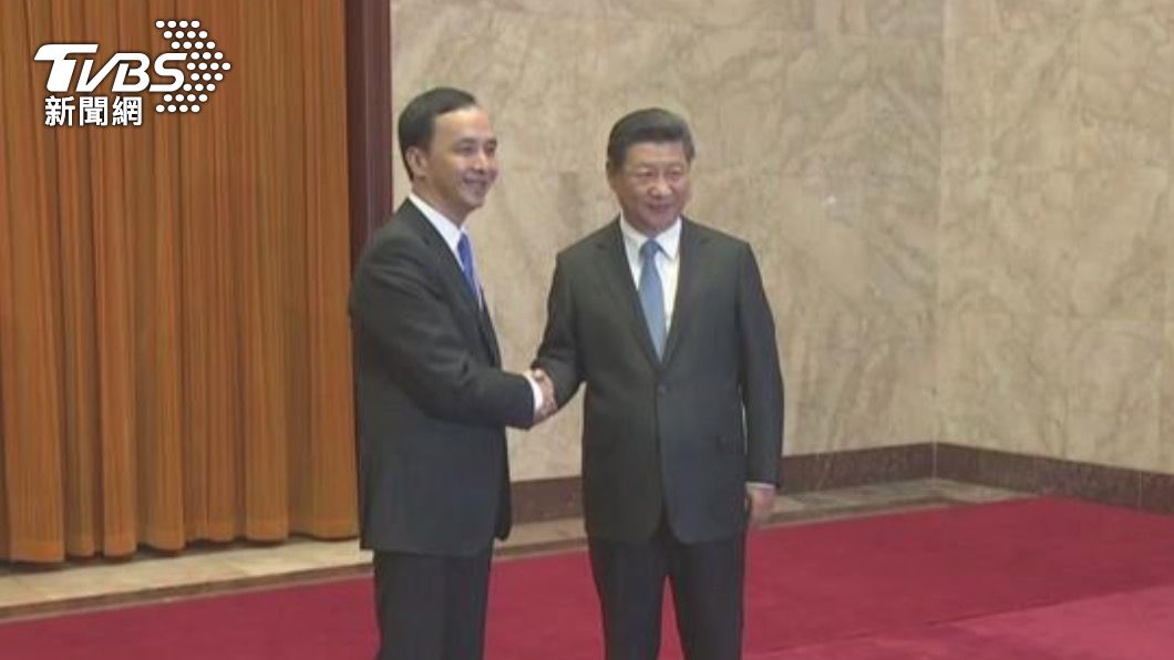 朱立倫2015年首次當選國民黨主席，隨即進行「朱習會」。（圖／TVBS資料畫面）
