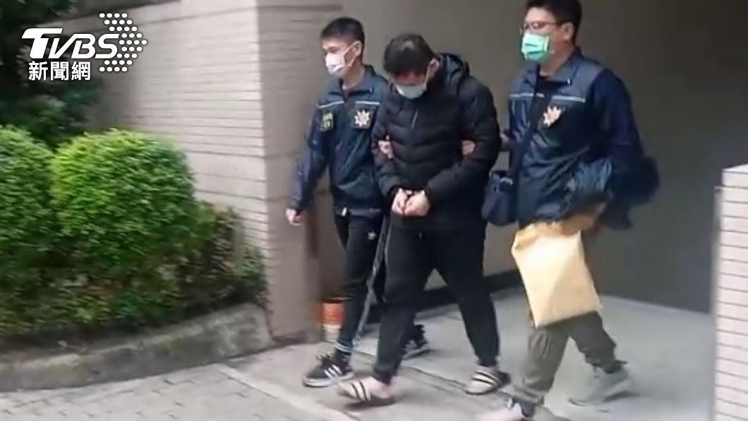 血鷹幫林姓大哥遭逮。(圖/TVBS)