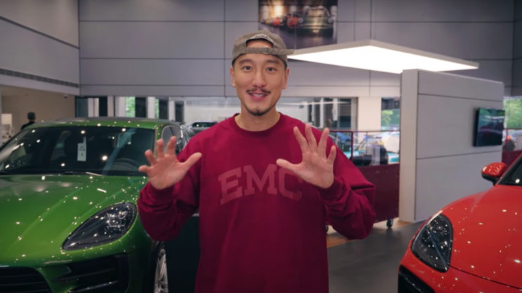 保時捷是王陽明從小就非常喜歡的跑車品牌，所打造出的車款總是讓他熱血沸能。（圖／翻攝自EMC YT）
