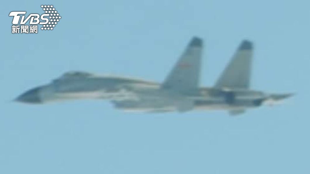 共軍所屬殲11戰機。（圖／國防部提供）