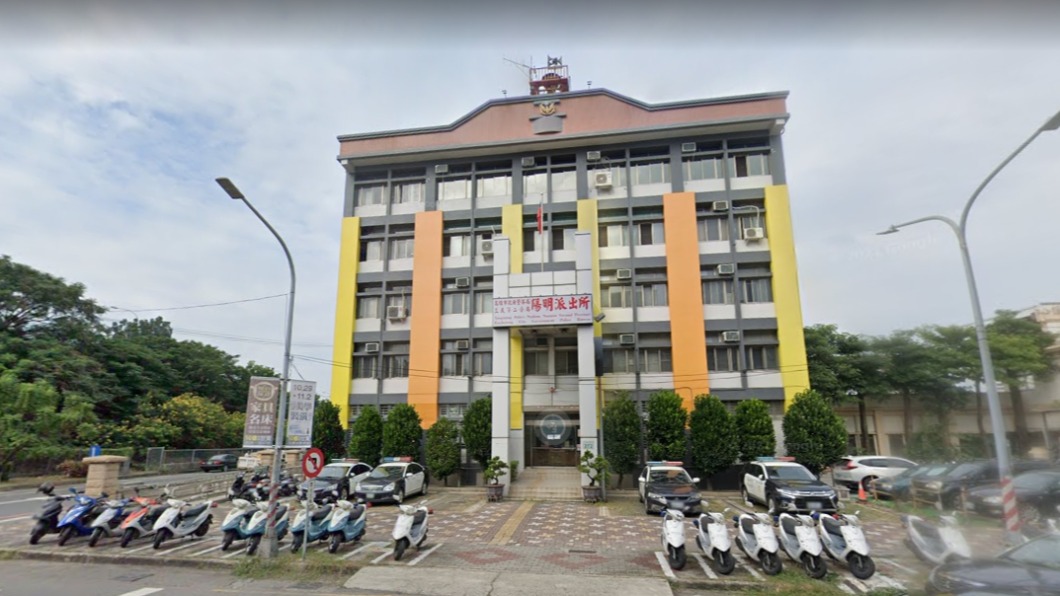三民二分局陽明派出所。(圖/翻攝自GOOGLE街景)