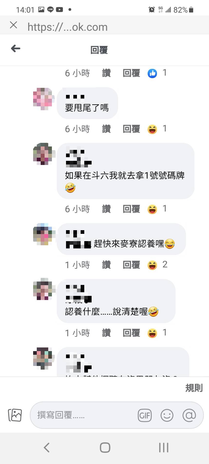 女警在臉書社團PO文表示,希望民眾收養流浪貓,但網友們紛紛歪樓。(圖/翻攝自我是麥寮人臉書)