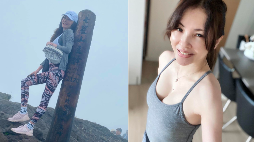 何如芸經常分享自己運動、爬山的照片。(圖/翻攝自IG@michellehojuyun)