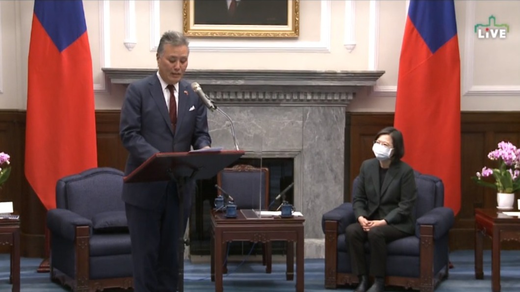 拜會蔡英文 高野:相信未來美官員訪台會成常態