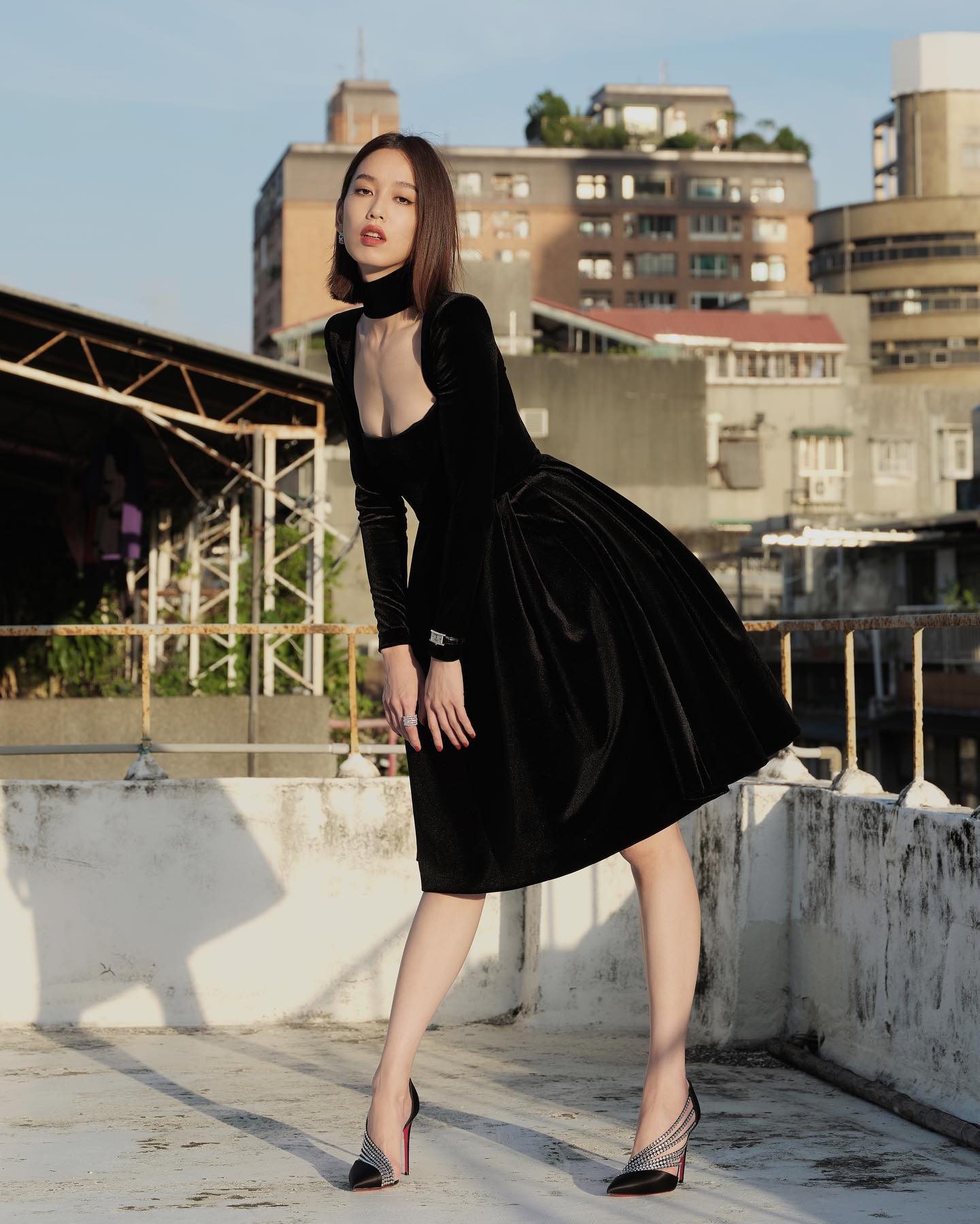 陳庭妮是模特兒出身。(圖/翻攝自陳庭妮FB)