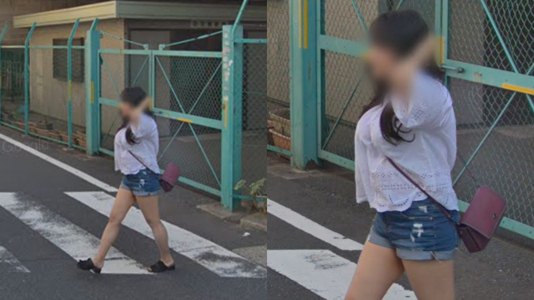 白衣短褲妹登Google街景  胸前「躍動感」電暈網