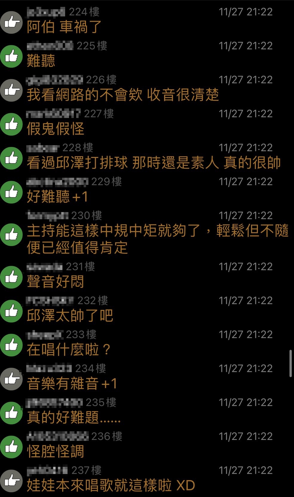 魏如萱表演掀起熱議。(圖/翻攝自PTT「Golden-Award板」)