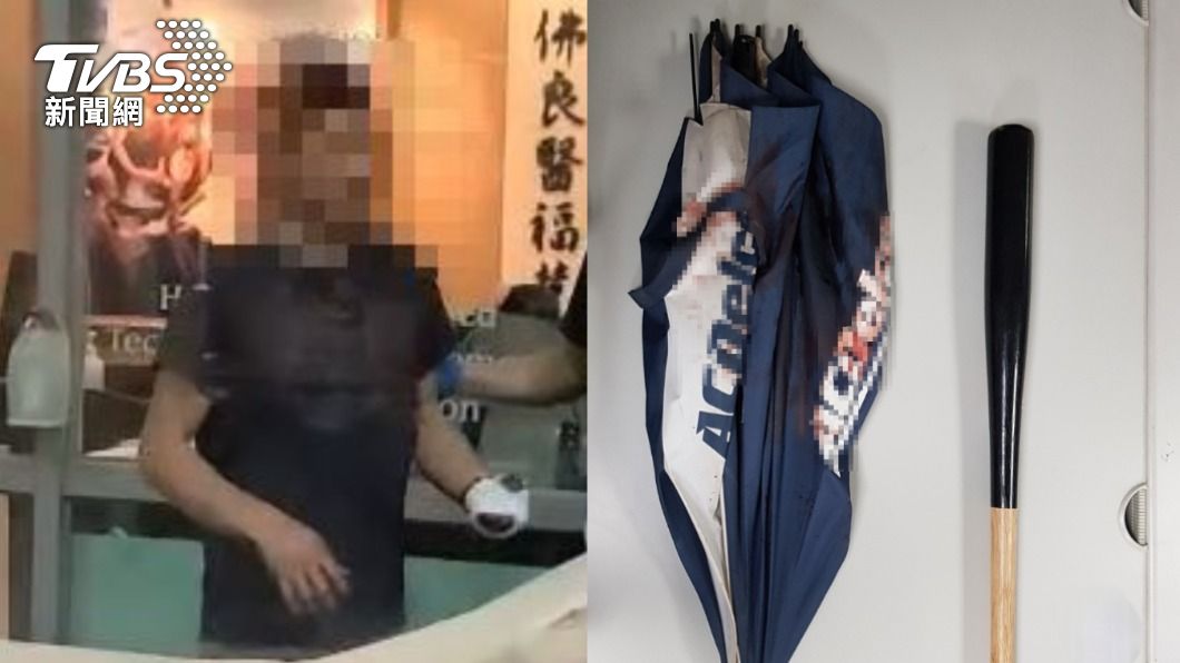 球棒戰雨傘!載女友出門不滿被超車 追逐衝撞、2男互毆