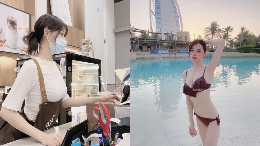 網紅互撕！正妹店員傲人美胸「擠走圍裙」她看不下去開嗆