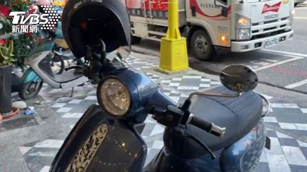 遭竊機車。(圖/TVBS)