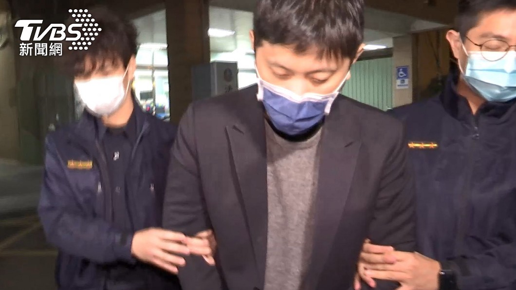 林秉樞今凌晨被法院裁定羈押禁見。(圖/TVBS)