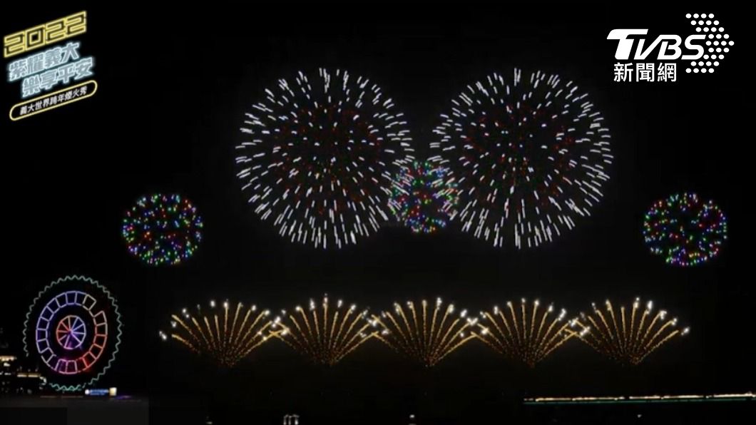 義大煙火模擬。（圖／TVBS）