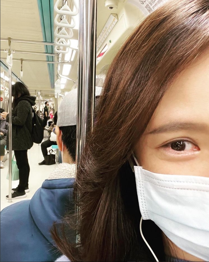 天心分享搭捷運時發生的糗事。(圖/翻攝自skyheart1111 IG)