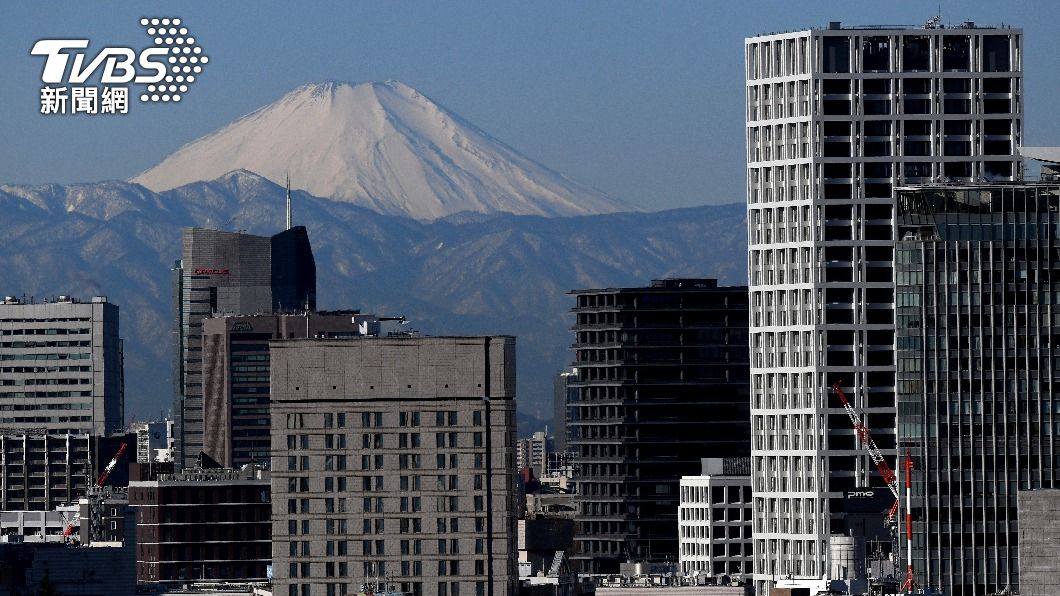 最後一次爆發時火山灰堆到東京都內。（圖／達志影像美聯社）