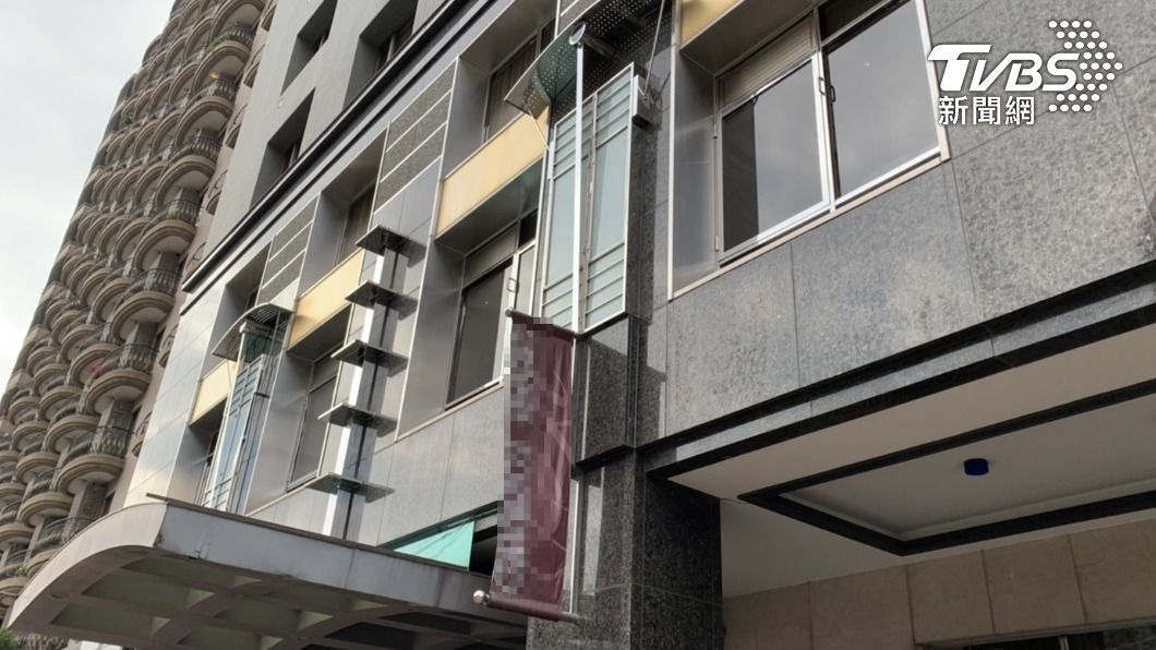 林秉樞在板橋這處飯店投宿長達1個月時間。(圖/TVBS)